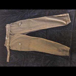 SIMONS cargo pants with belt